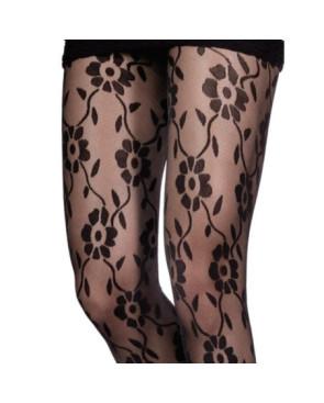 Collant Fleurs Naives dentelle Emilio Cavallini