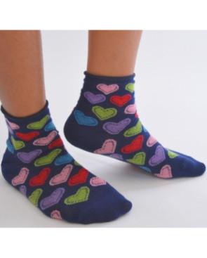 Chaussettes à coeurs ludiques