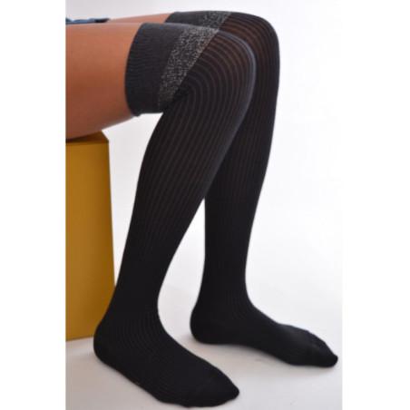Jambière douce Rayures Lurex