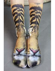 Chaussettes Imprimées Tigre