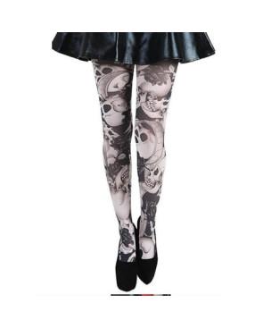 Pamela Mann Femme Collant imprimé Riley Skull Pamela Mann