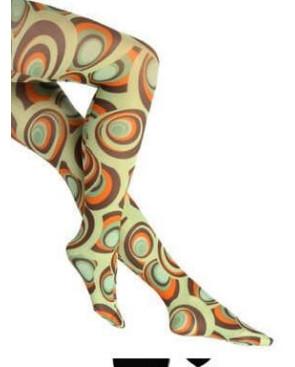 collant-pamela-mann-vert-Carnaby-cercles discos-profil