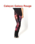 Caleçon Galaxie Brillant Rouge