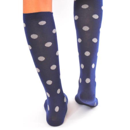 Mi bas à Pois lurex Voilà