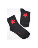 Chaussettes etoiles brillantes Coton