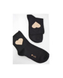 Chaussettes coton  coeurs brillants