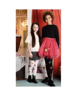 Collant à pois sakura pour enfant rigolo