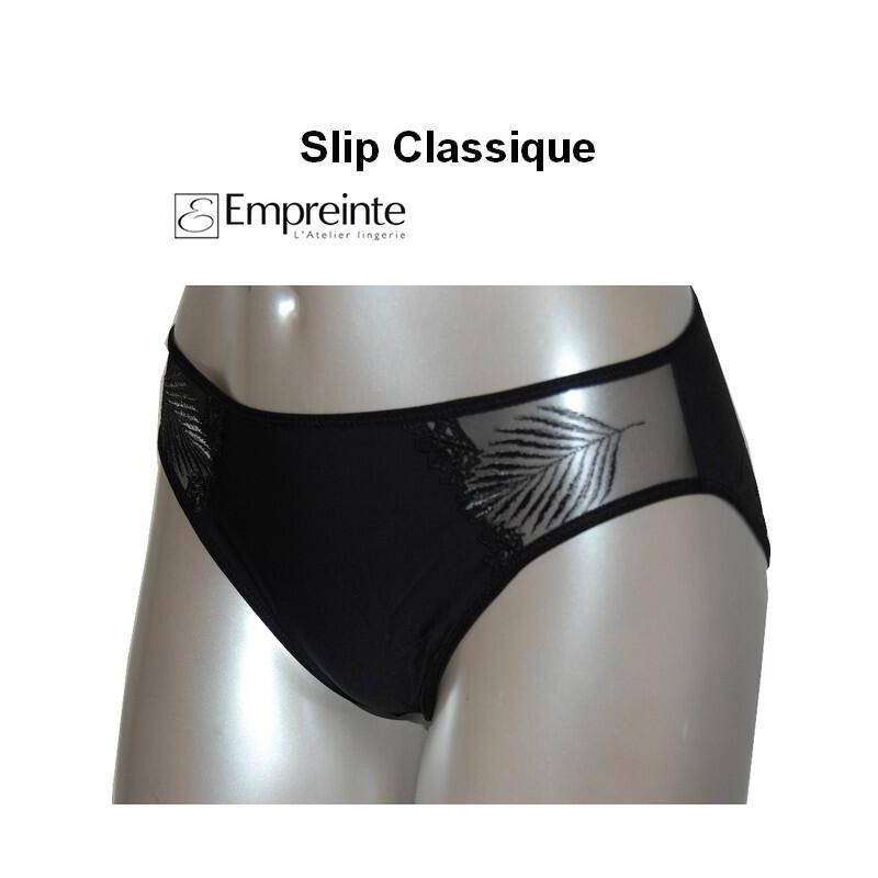 Slip invisible Empreinte Bettina Noir