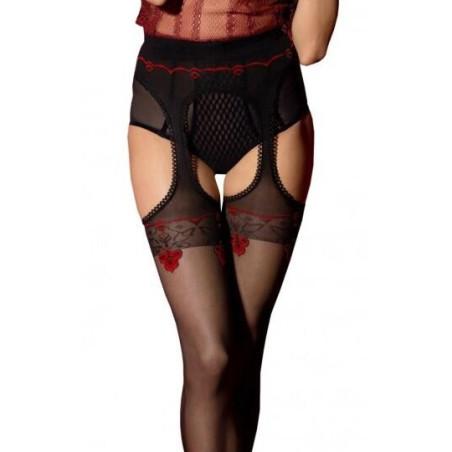 Collant  Amour Rouge Porte JArretelle