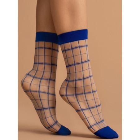 socquette a carreaux Klein