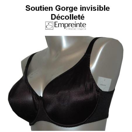 Soutien gorge Empreinte Invisible Noir