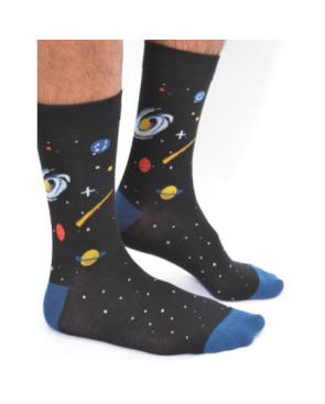 Les Petits Caprices Chaussettes Chaussettes système solaire ludique