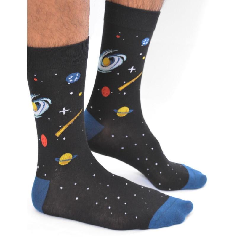 Chaussettes système solaire ludique