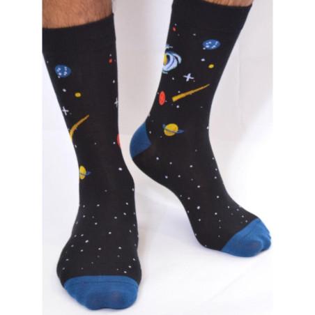Chaussettes système solaire ludique