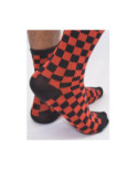 Chaussettes Bicolores à carreaux Noirs