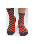 Chaussettes Bicolores à carreaux Noirs