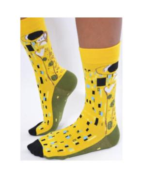 chaussettes coton femme Le baiser de Klimt