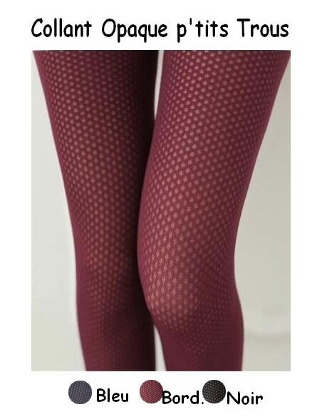 Collant Opaque Petits Trous ajourés