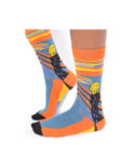 Chaussettes Le cri de Munch