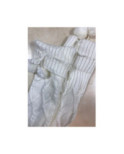 Chaussettes hautes laine revers pompom