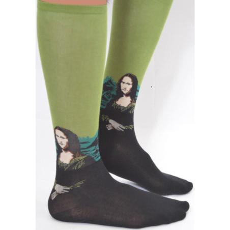 chaussette mona lisa de leonardo da vinci