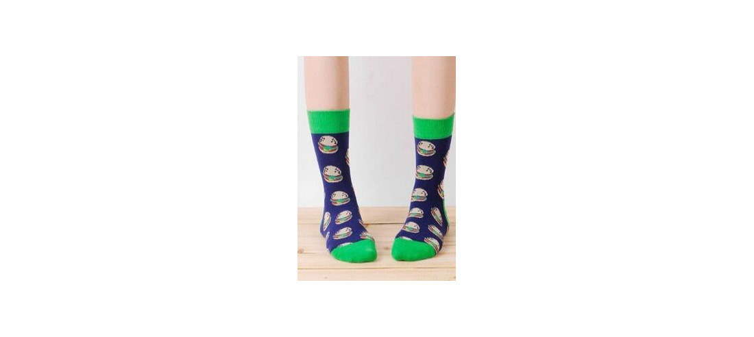 Chaussettes coton Hamburger face