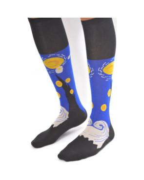  Chaussettes de tableau impressionniste la nuit de Van Gogh