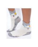 Chaussettes chats Gris Tendance