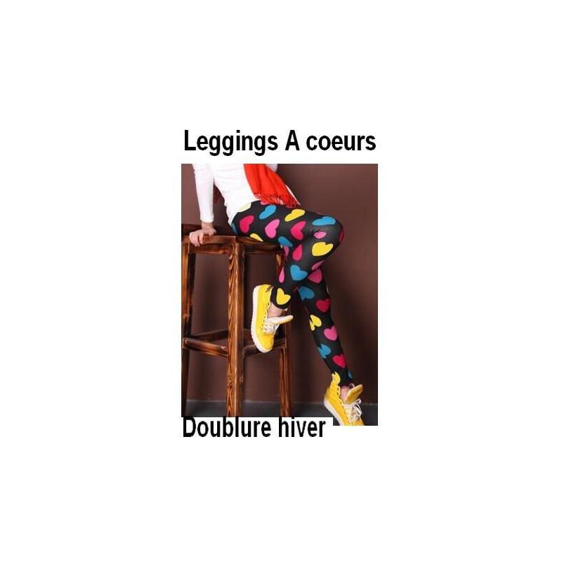Caleçon Doublé Coeurs multicouleurs