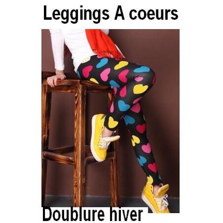 Caleçon Doublé Coeurs multicouleurs