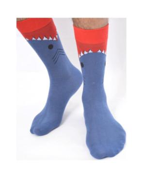  Chaussettes-LEs-Petits-caprices-requins-montres-requins-dévorent-les-pieds-chaussettes-de-la-mort-face