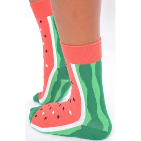 Chaussettes coton Pastéque tendance