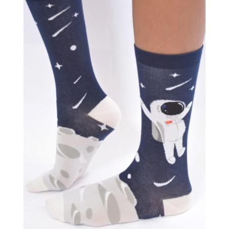 Chaussettes on a marché sur la lune