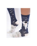 Chaussettes on a marché sur la lune