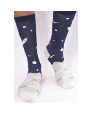 Chaussettes on a marché sur la lune