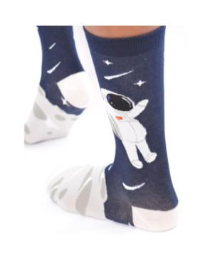  Chaussettes  cosmonaute qui marche sur la lune