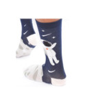 Chaussettes on a marché sur la lune