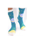 Chaussettes Planète Uranus ciel étoiles
