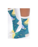 Chaussettes Planète Uranus ciel étoiles