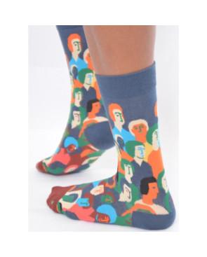 Chaussettes la foule psychédélique