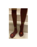 Mi bas à Pois Sakura Tendance