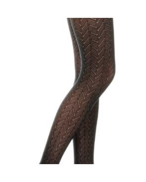 Collant Micro Chevron Ajouré