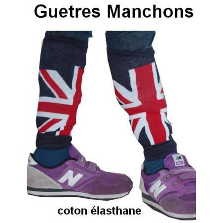 Guetre manchons coton union Jack
