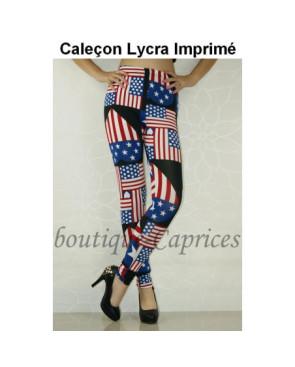 Leggings Lycra Anglo Américain flag