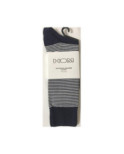 Lot 2 paires Chaussettes fil Hom Rayures