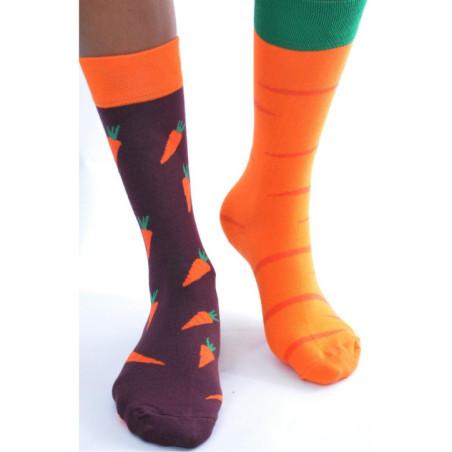 Chaussettes Coton ludiques Carottes