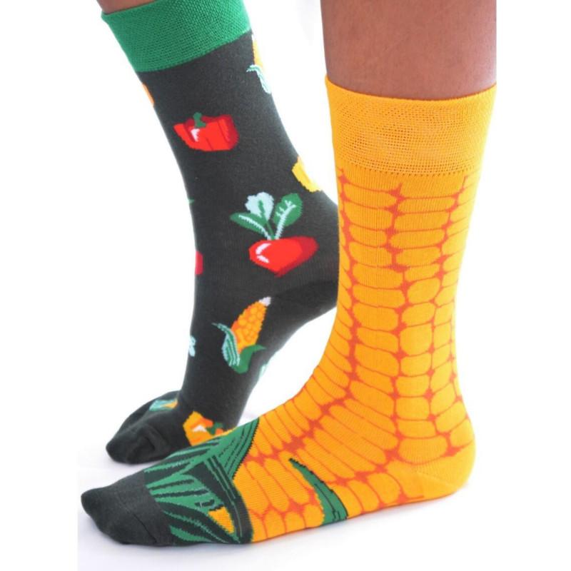 Chaussettes Coton Maïs et salade