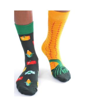 Chaussettes Coton Maïs et salade
