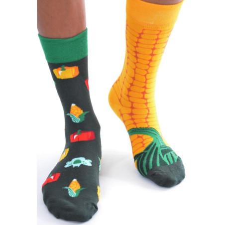 Chaussettes Coton Maïs et salade