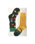 Chaussettes Coton Maïs et salade